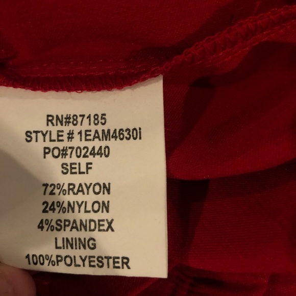 Ruby Rox Spaghetti Strap Red Mini Dress - Picture 14 of 15